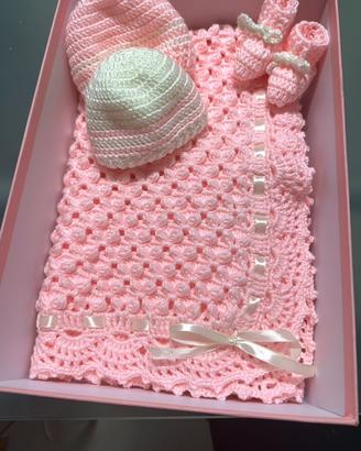 completo bimba - copertina, cappellini, scarpine