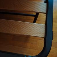 Materasso matrimoniale e rete a doghe