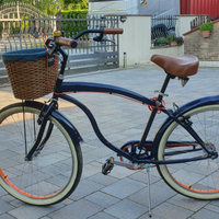 Bici vintage blu/arancione