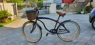 Bici vintage blu/arancione
