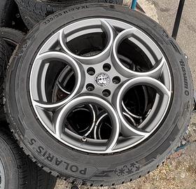235/55 R19  M+S 4 Gomme+Cerchi Alfa Romeo Stelvio