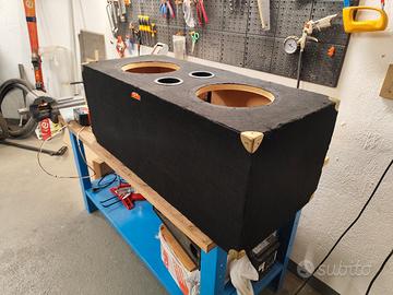 Box Subwoofer doppio con doppio reflex 
