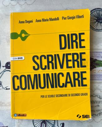 Libro di testo dire scrivere comunicare