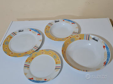 Piatti in porcellana, 19 pezzi