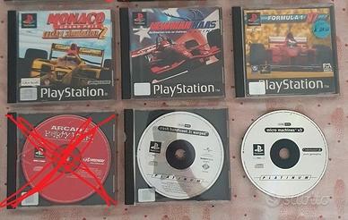 5 giochi Playstation 1, PS1, originali funzionanti