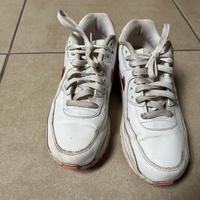 Nike air max bianco e rosa