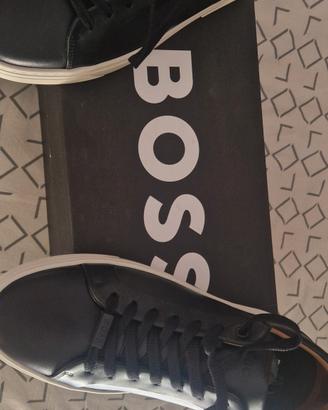sneakers Hugo Boss in pelle nera