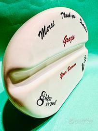 Salvadanaio in ceramica chicco di caffè.