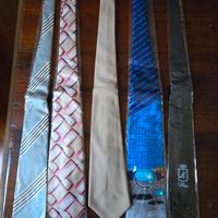 cravatte vintage anni 1960 - 1970