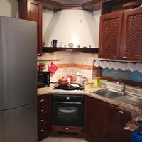 cucina angolare in noce