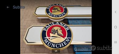 insegna luminosa Paulaner