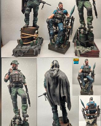 Action Figure Ghost Call of Duty Artigianale – 3d