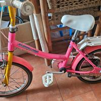 bici bambina rosa 