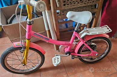 bici bambina rosa 