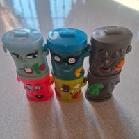 6 sorpresine Banda Bidon Kinder e Ferrero 1999