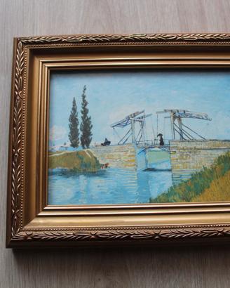 il ponte di langlois ad Arles e donna con ombrello