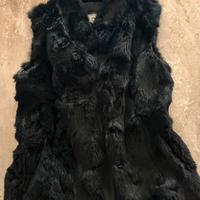 Gilet donna lapin nero