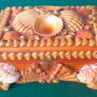 Scatola Cofanetto Conchiglie Portagioie Fatta Mano