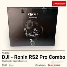 Dji - Ronin RS 2 - Pro Combo (RavenEye) come nuovo