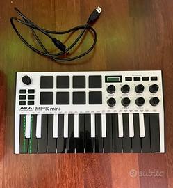 Akai mini mpk mini mk3 white edition
