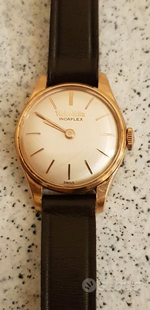 orologio Wyler Vetta Incaflex oro 18 Kt Anni 60 Abbigliamento e Accessori In vendita a Firenze