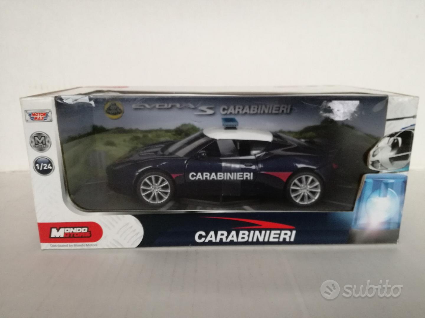 Modello auto lotus evora carabinieri no burago - Collezionismo In