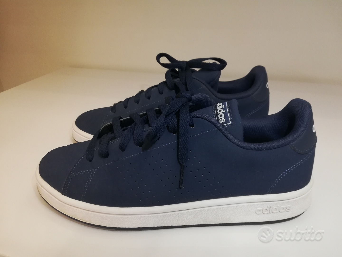 Adidas advantage clearance blu