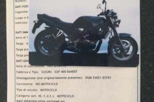 Suzuki storica FMI GSF 400 Bandit - 1995