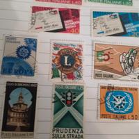 12 francobolli usati del 1967