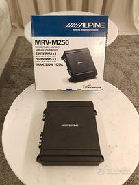 Amplificatore auto ALPINE MRV-M250 +  rux-knob