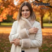 Manicotti e collo Di vera Pelliccia Donna Milano