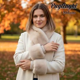 Manicotti e collo Di vera Pelliccia Donna Milano