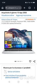 Notebook 17.3 Pollici 16\512 GB RAM