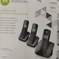  3 telefoni Motorola cordless