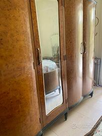 Camera da Letto Completa in Radica Stile Decò