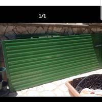 Paratia anti allagamento per cancello passo carrab