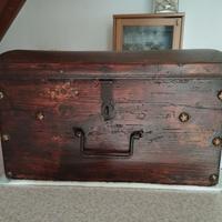 Antico forziere restaurato