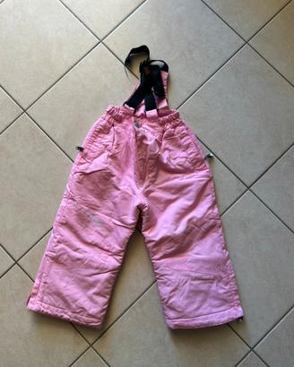 Tuta da sci, salopette per bimbi, misura 86-92 cm