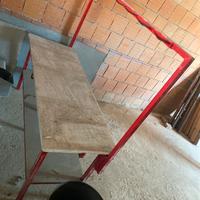 Banco da macelleria in marmo