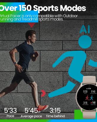 🔥 Smartwatch Sportivo GPS AMOLED – Completo