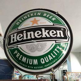 Insegna Heineken bifacciale
