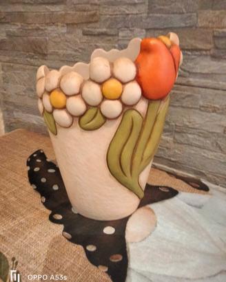 vaso Thun con tulipani 