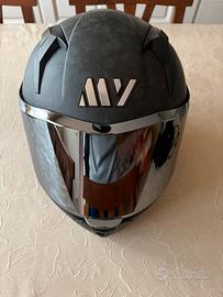 Casco moto my helmet in fibra di carbonio