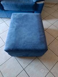 POUF CONTENITORE  BLU