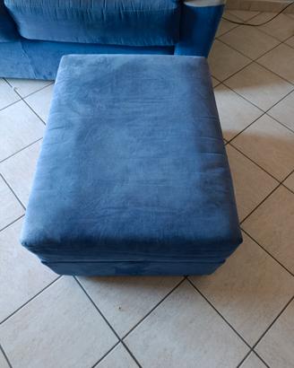POUF CONTENITORE  BLU