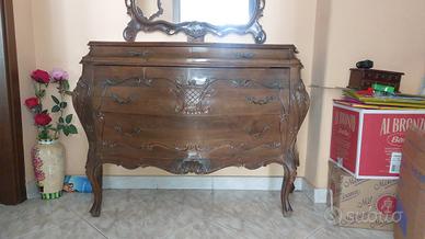 madia in legno anni 60 70