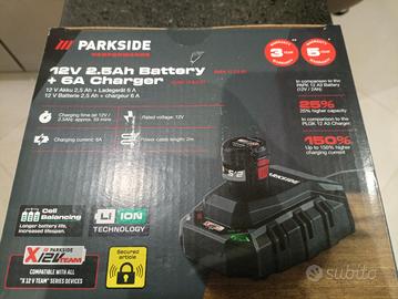 Kit batteria 12v parkside 