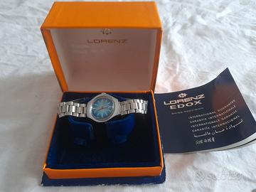 OROLOGIO   DA POLSO VINTAGE LORENZ EDOX