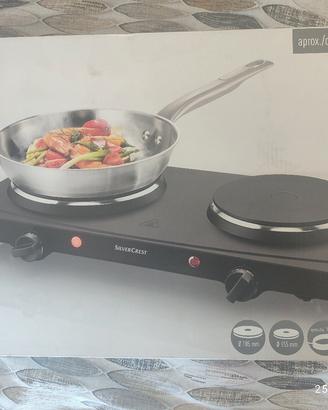 piastra elettrica due fuochi 