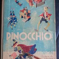 Pinocchio Collodi 1954 Salani illustrato raro
